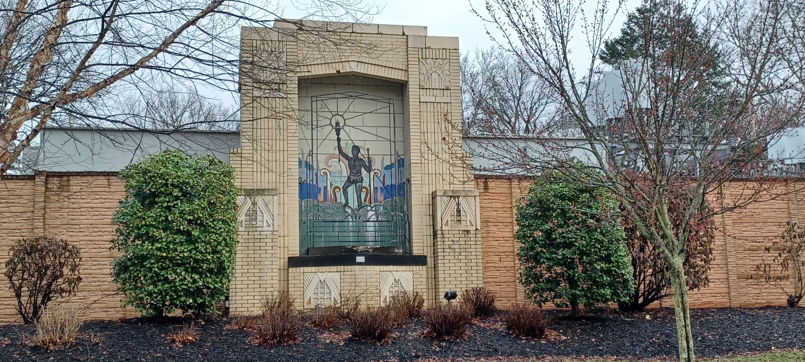 Duquesne Light Company Art Deco Mural, Chadwick Street, Sewickley, PA